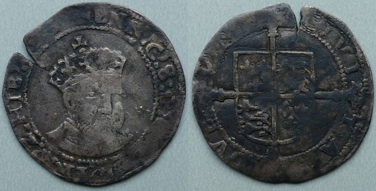 Edward VI, posthumous Henry VIII sixpenny groat 1547-c.1550